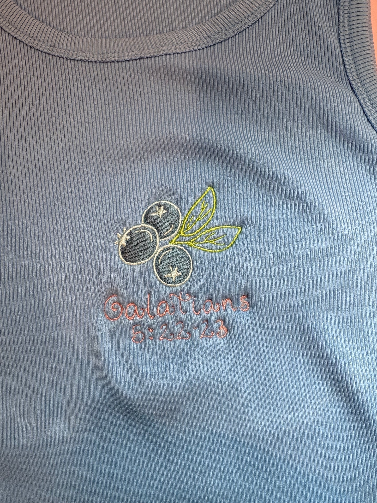 OOPSIE blueberry tank (S)