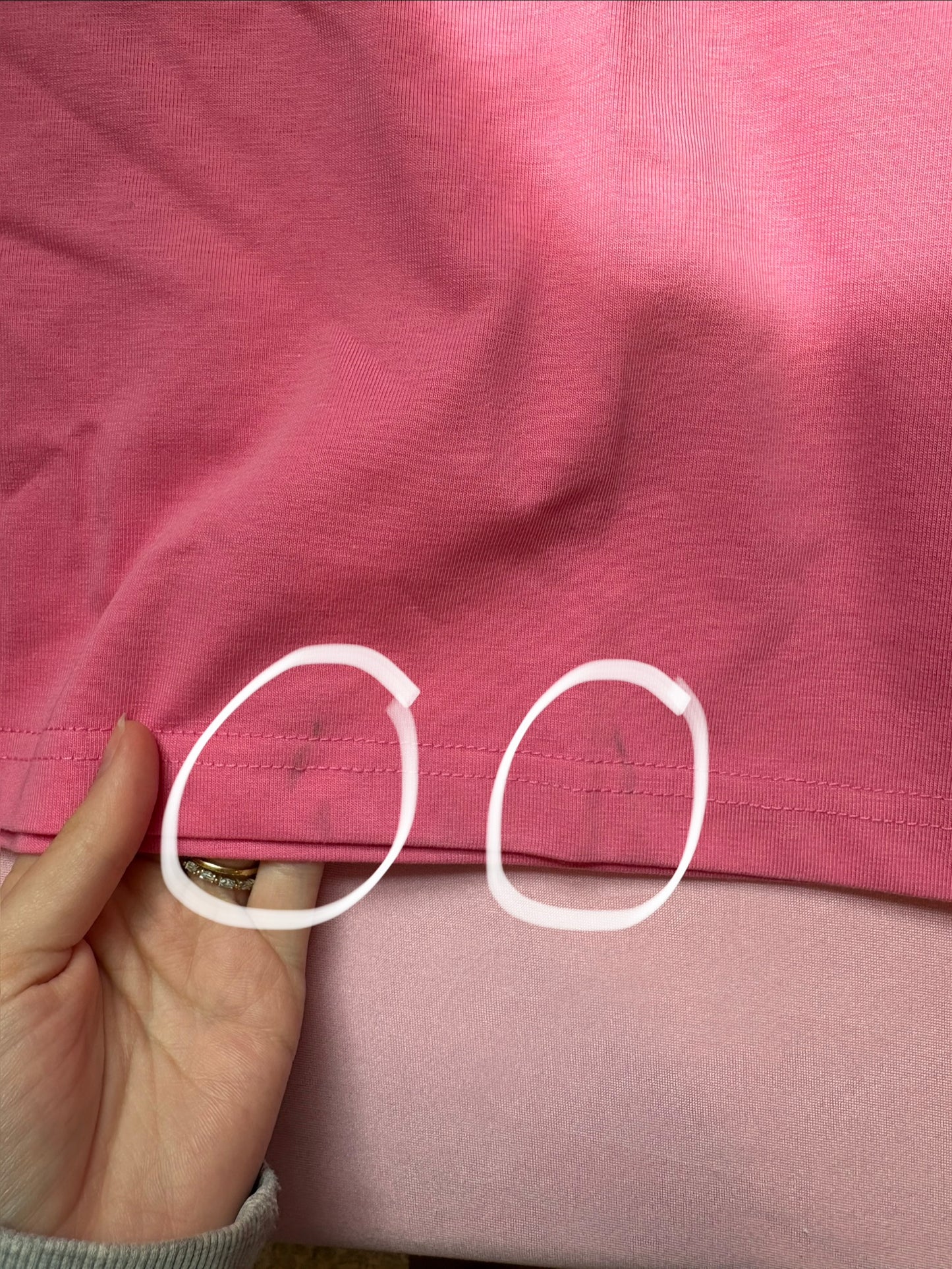 OOPSIE hibiscus tee (L)