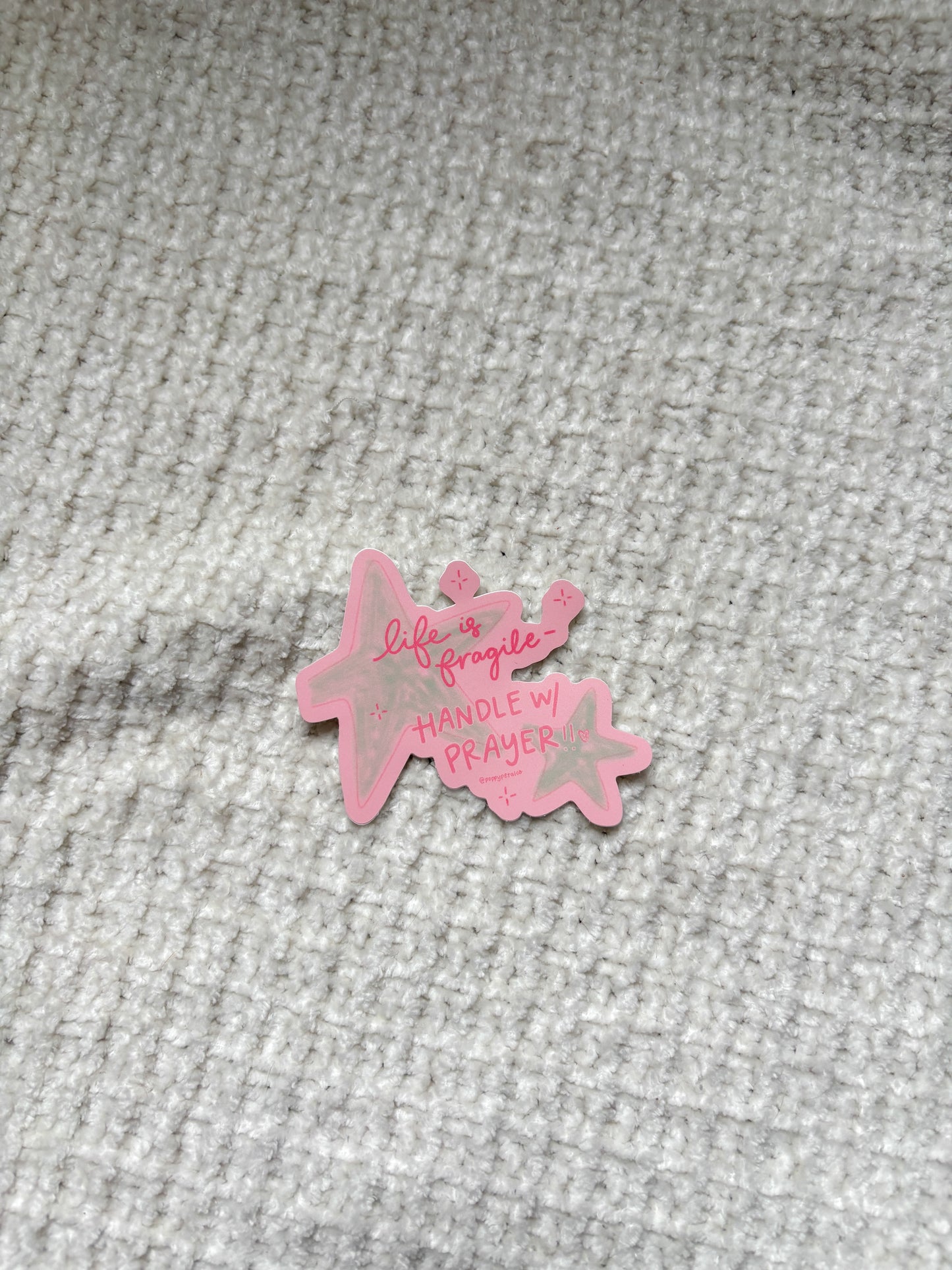 Handle w/ Prayer sticker