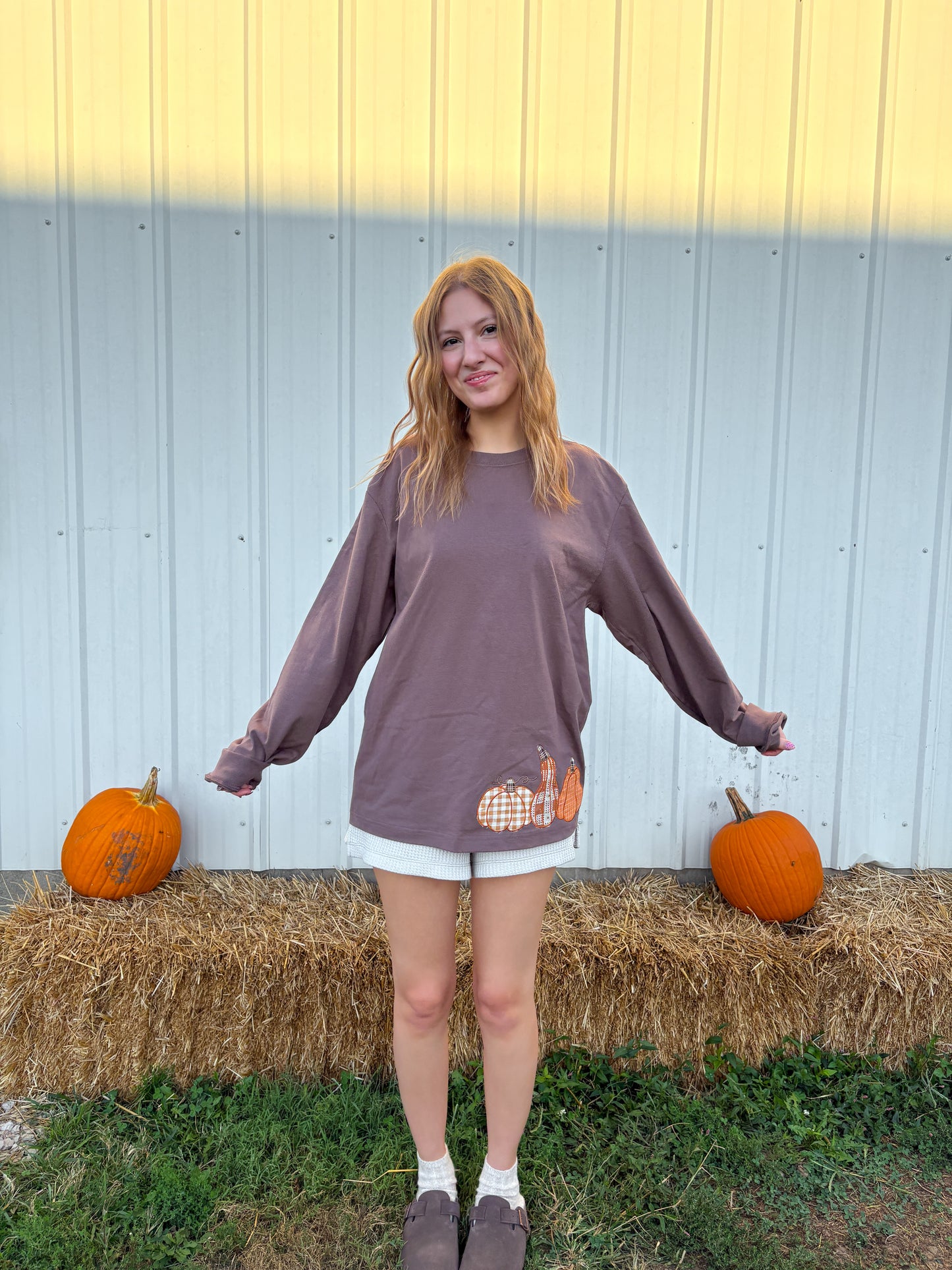 Pumpkin Patchwork long sleeve
