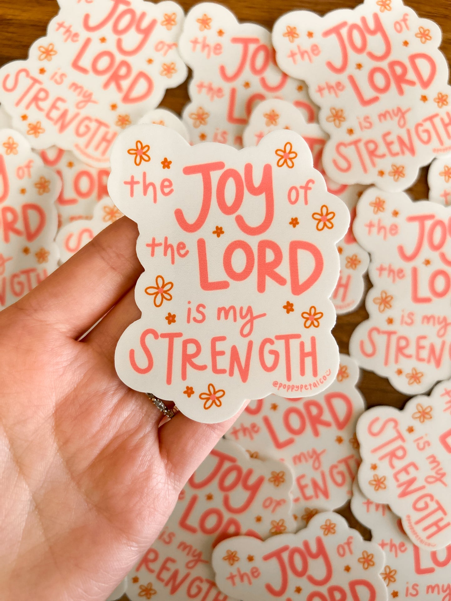 “Joy of the Lord” sticker