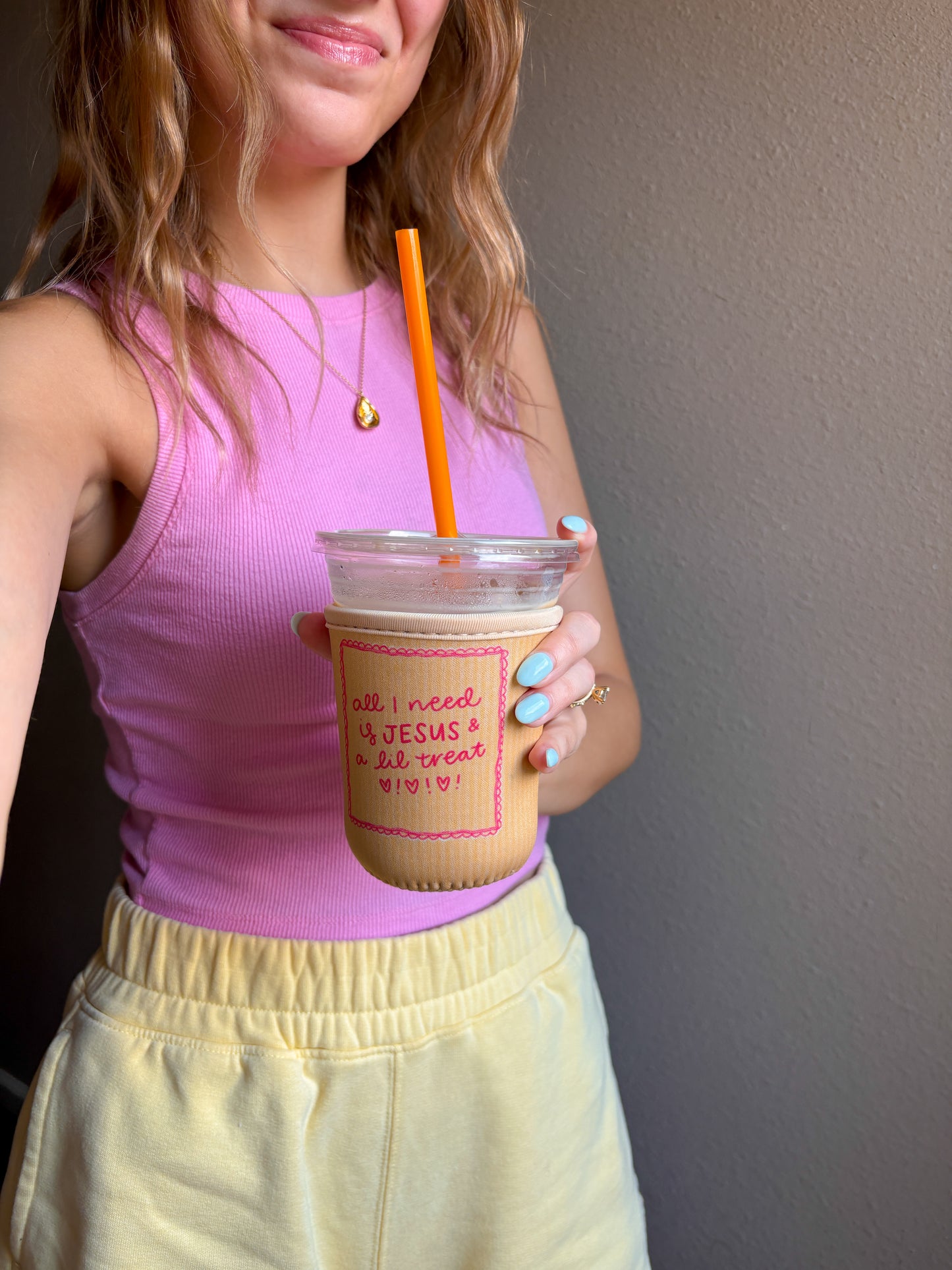 Lil Treat coozie (yellow)