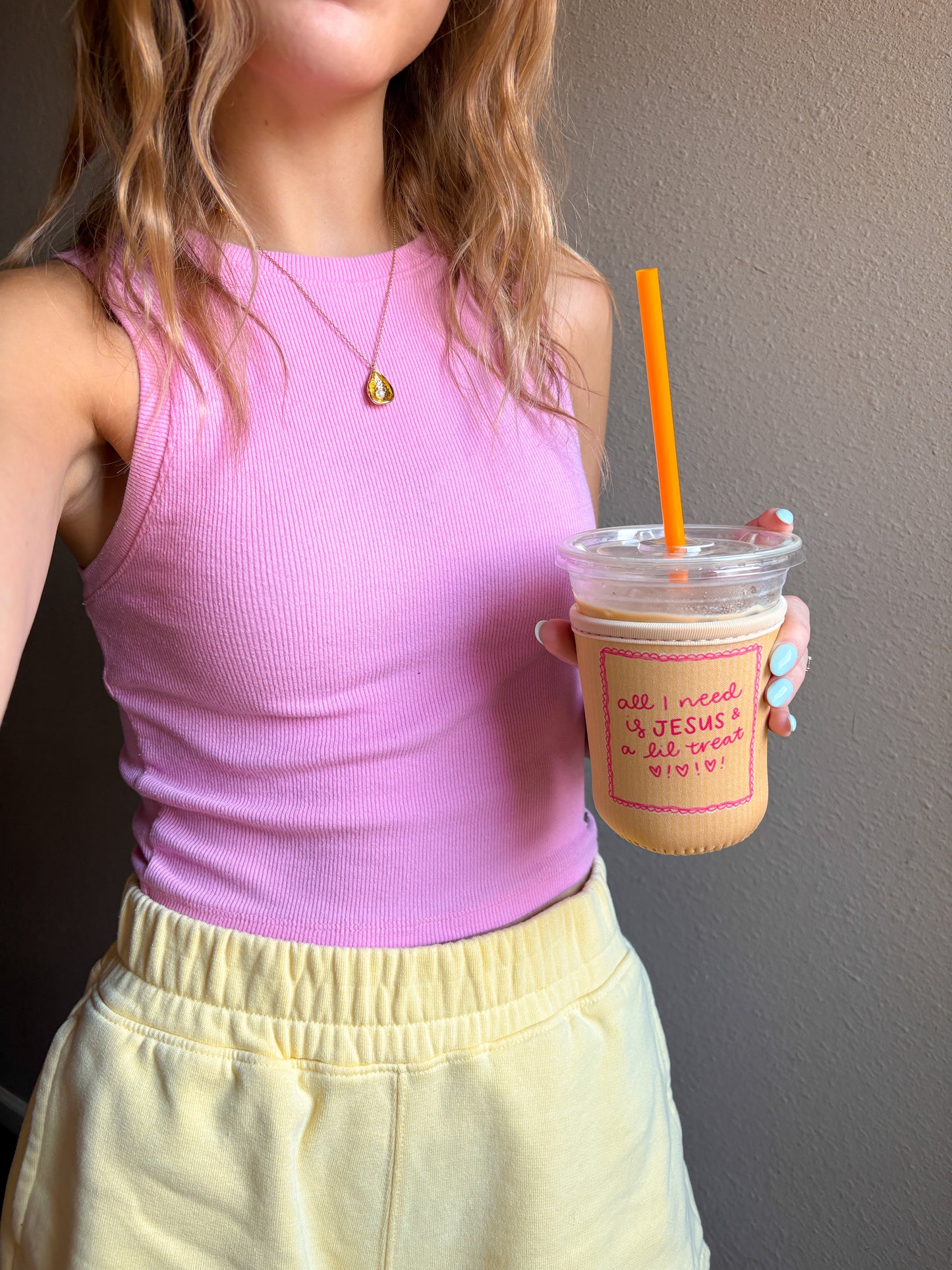 Lil Treat coozie (yellow)