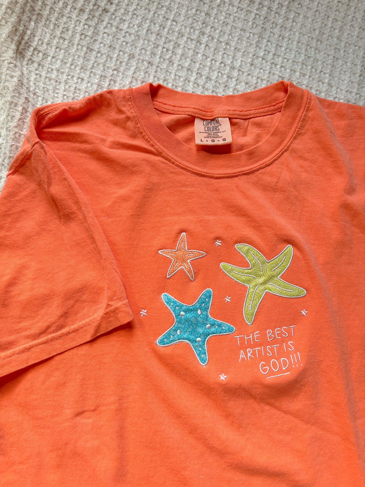 Starfish tee (orange)