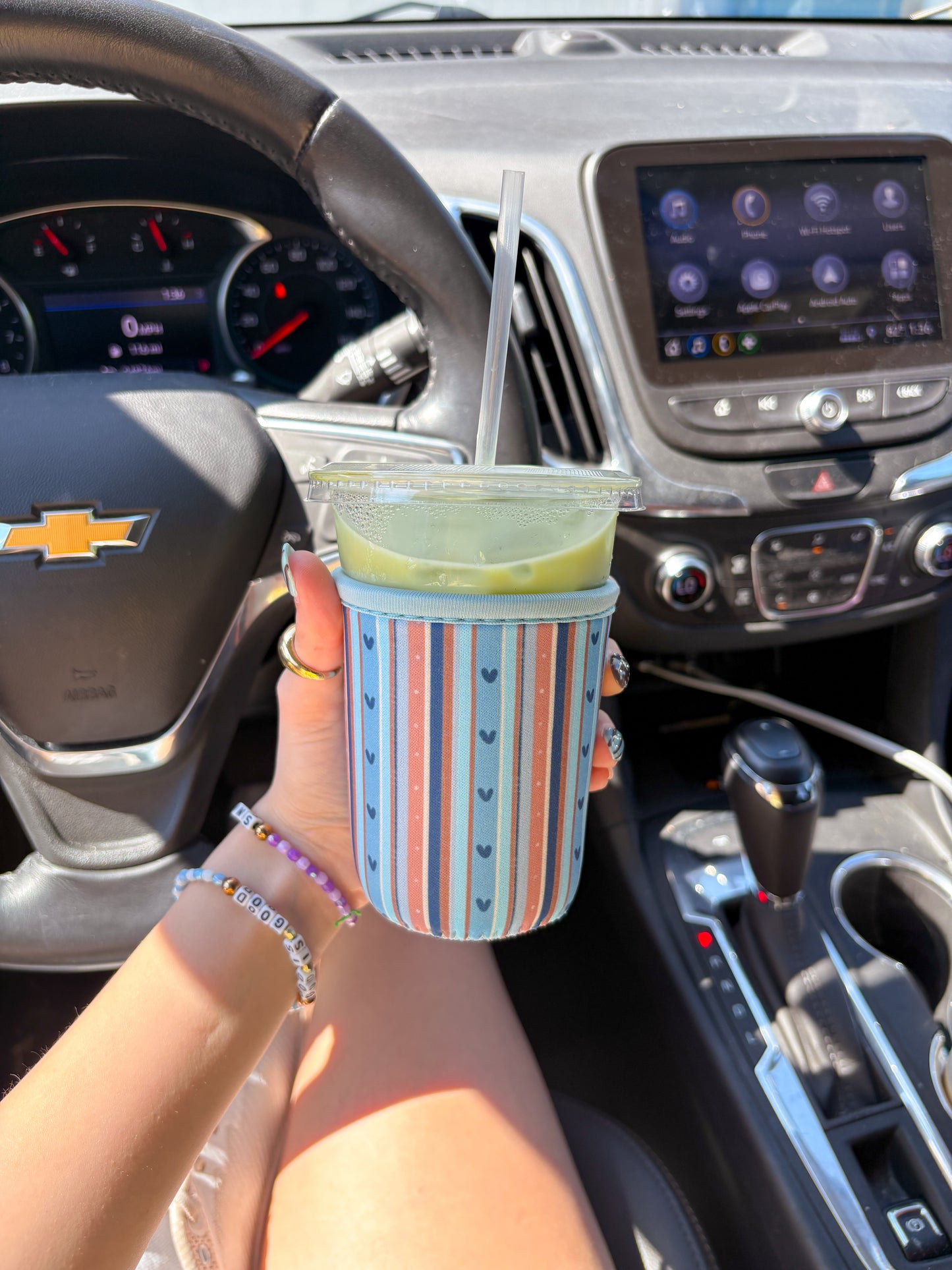 Blueberry Latte coozie