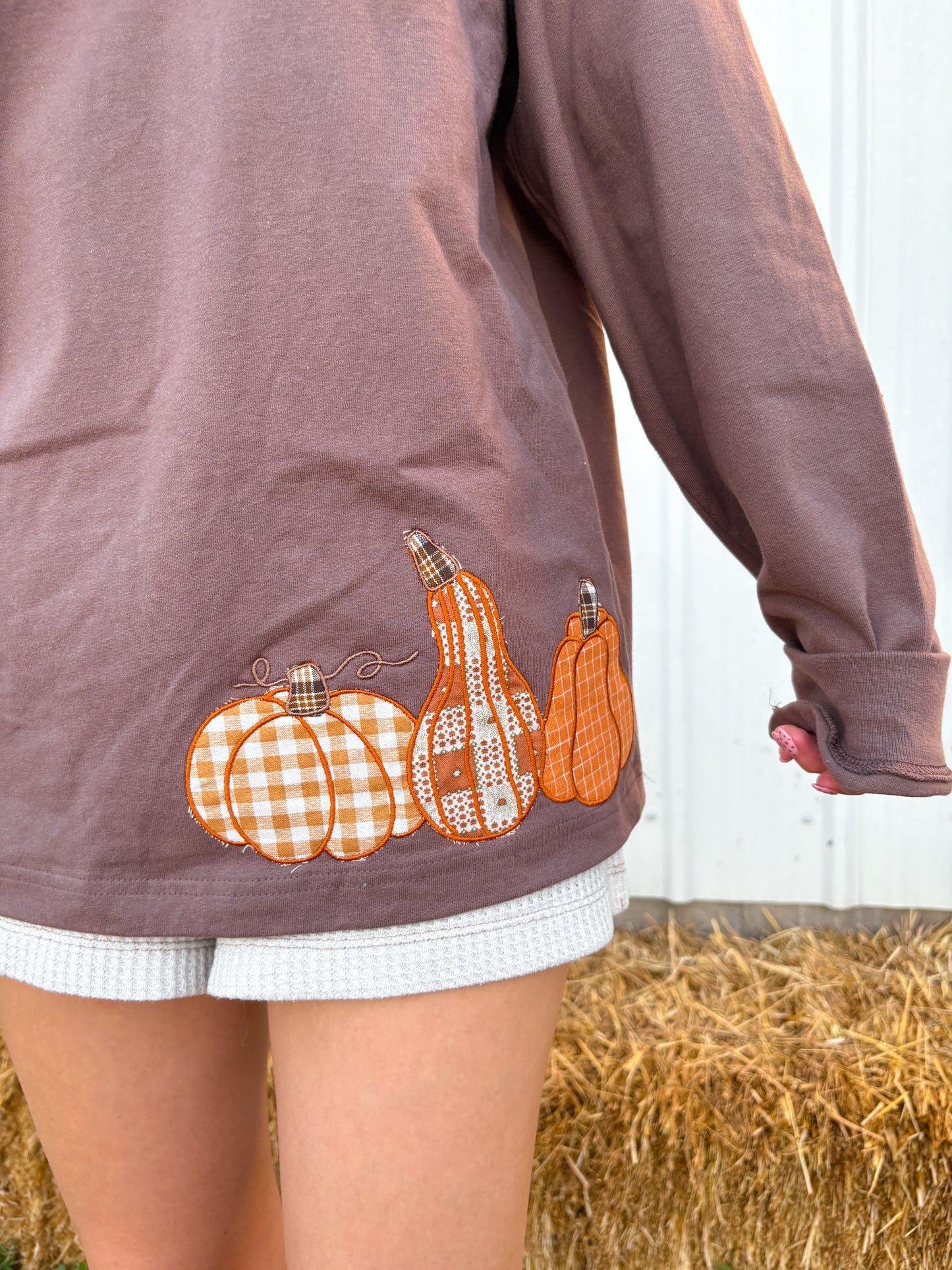 Pumpkin Patchwork long sleeve
