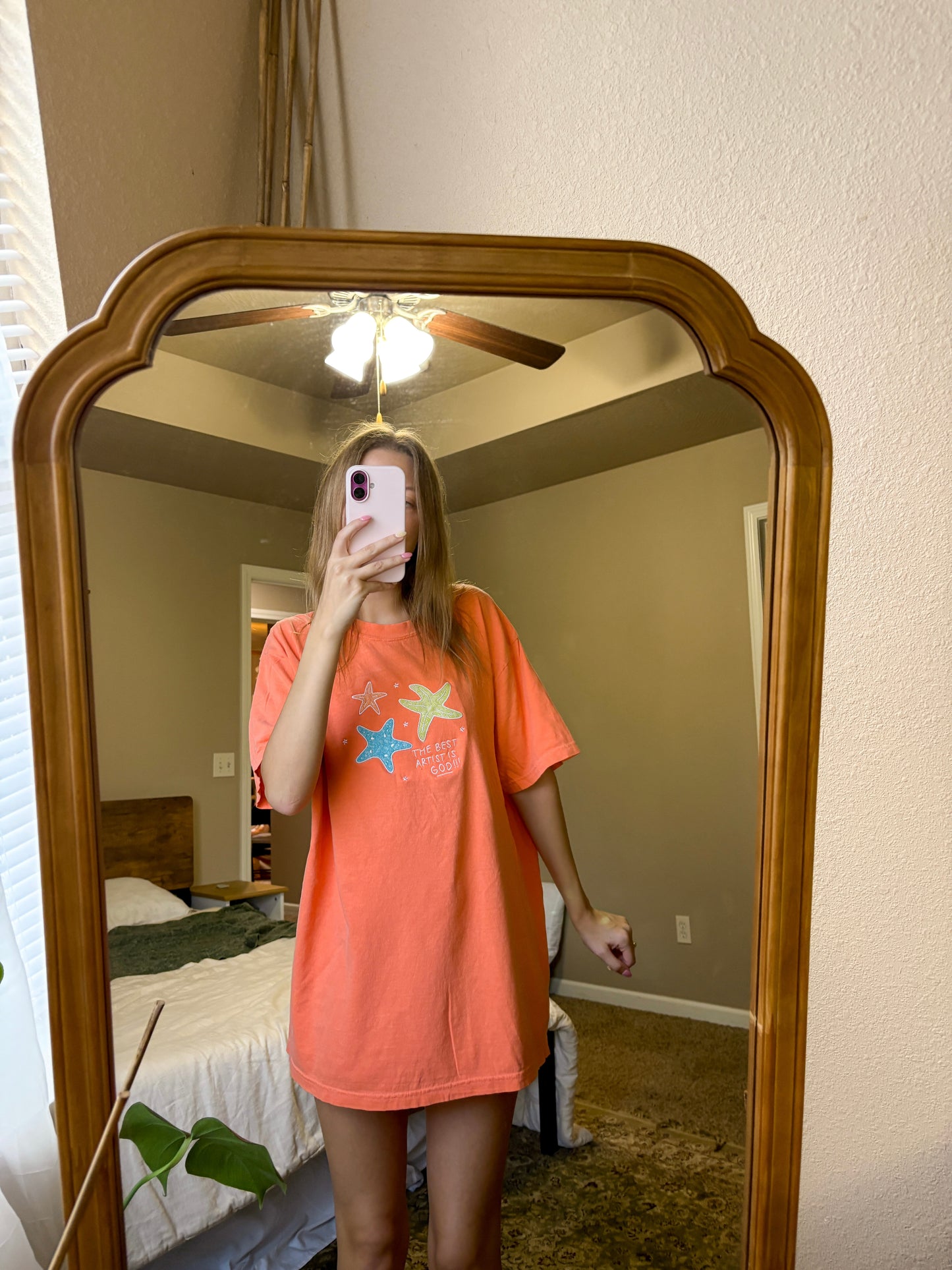 Starfish tee (orange)