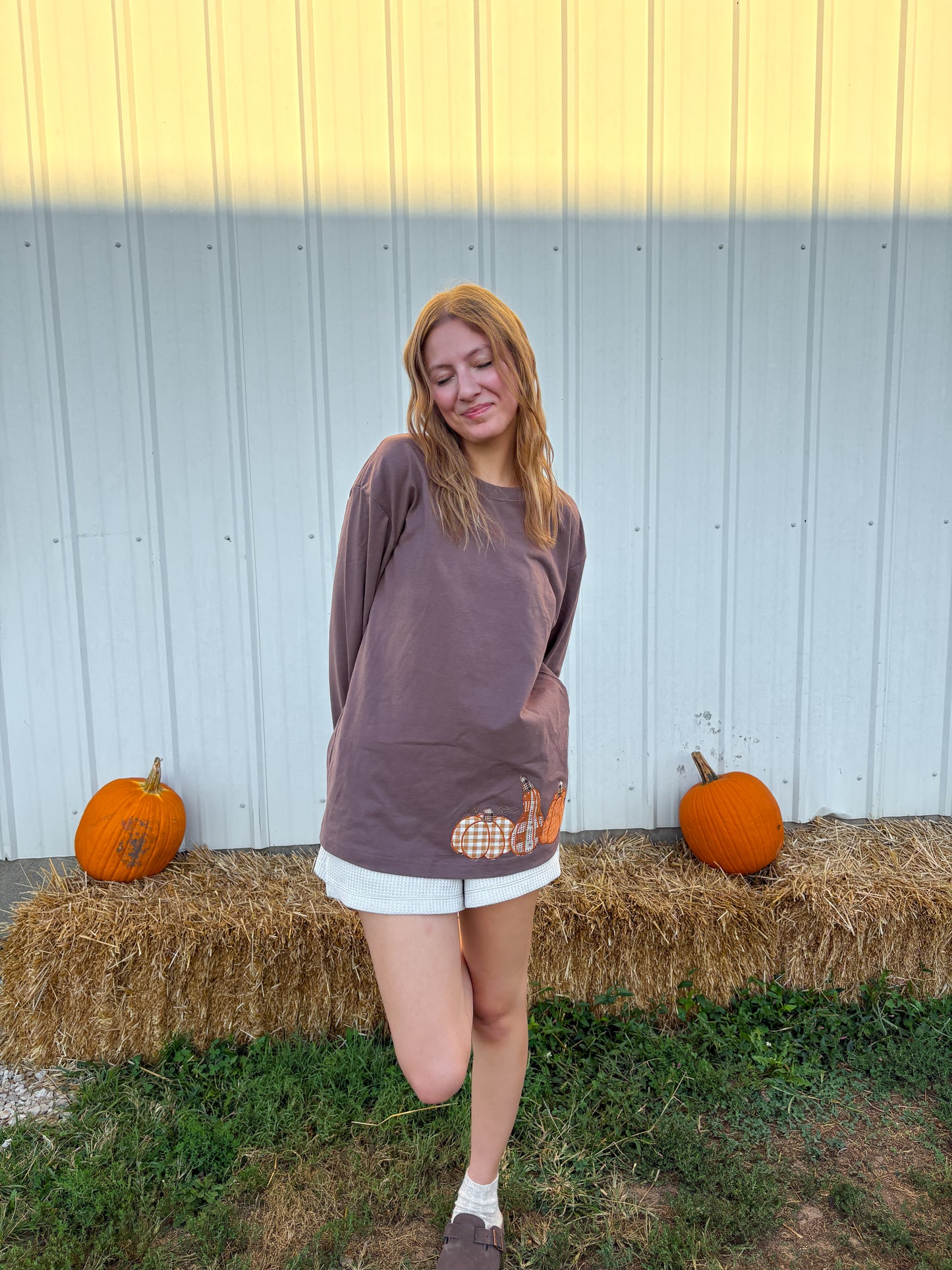 Pumpkin Patchwork long sleeve