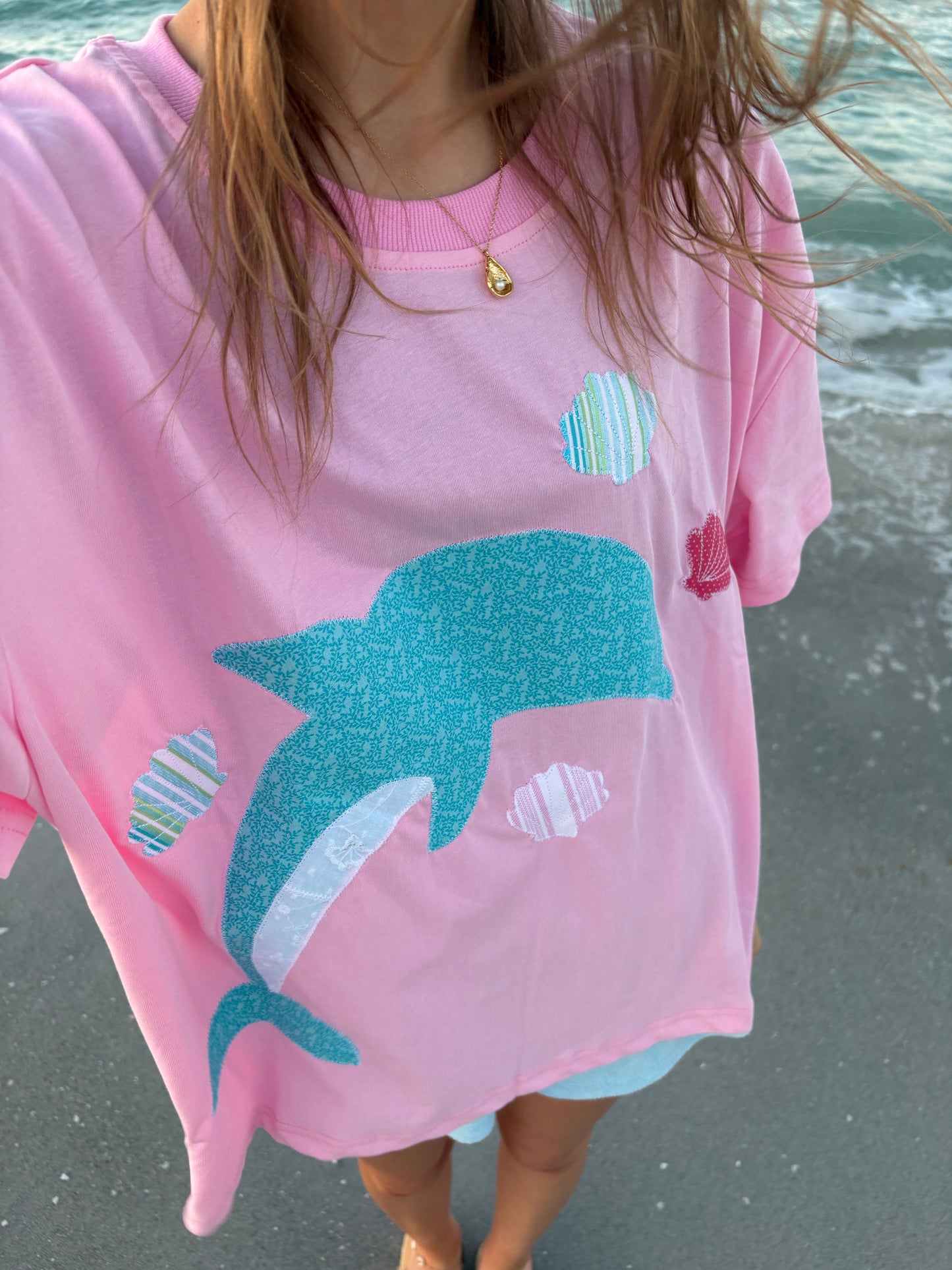 Pink Dolphin tee