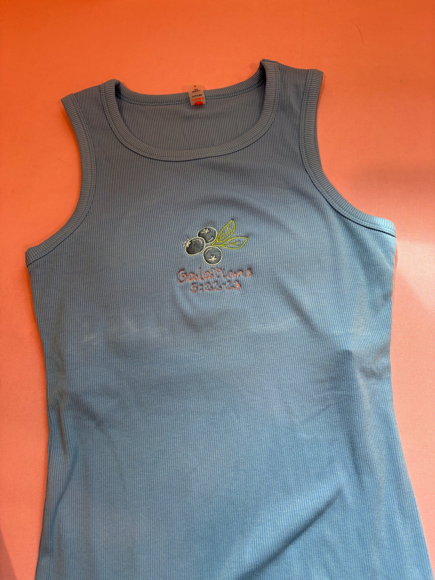 OOPSIE blueberry tank (S)
