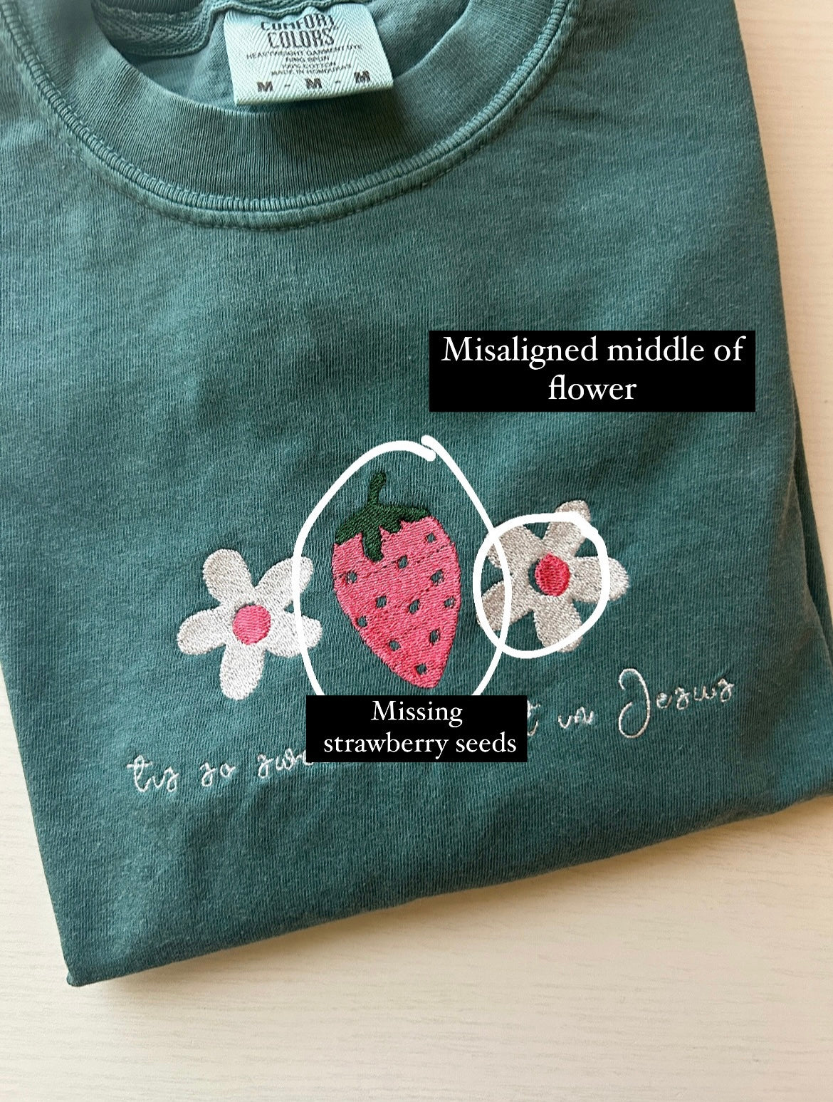 *OOPSIE* Strawberry Tee (medium)