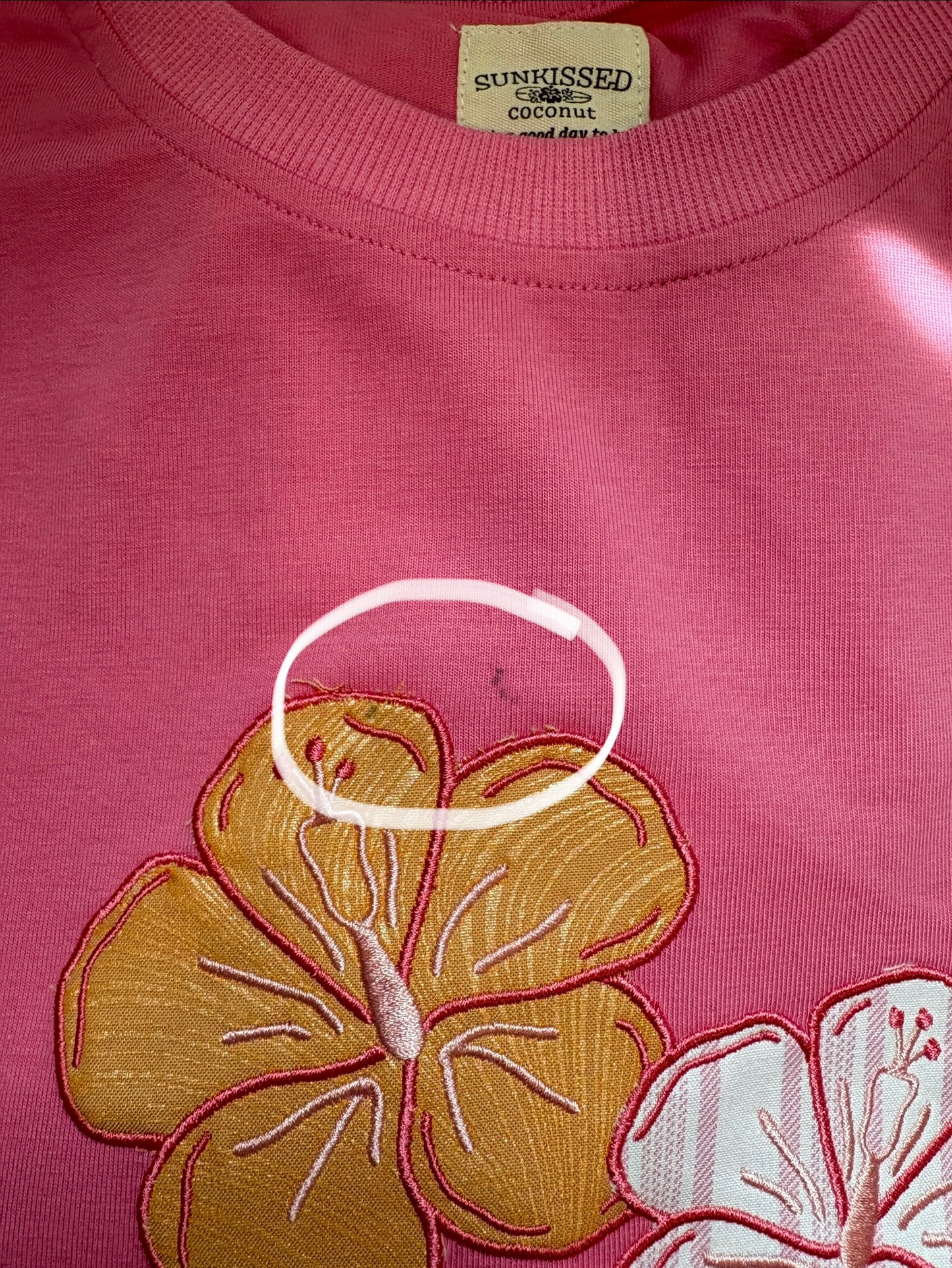 OOPSIE hibiscus tee (L)