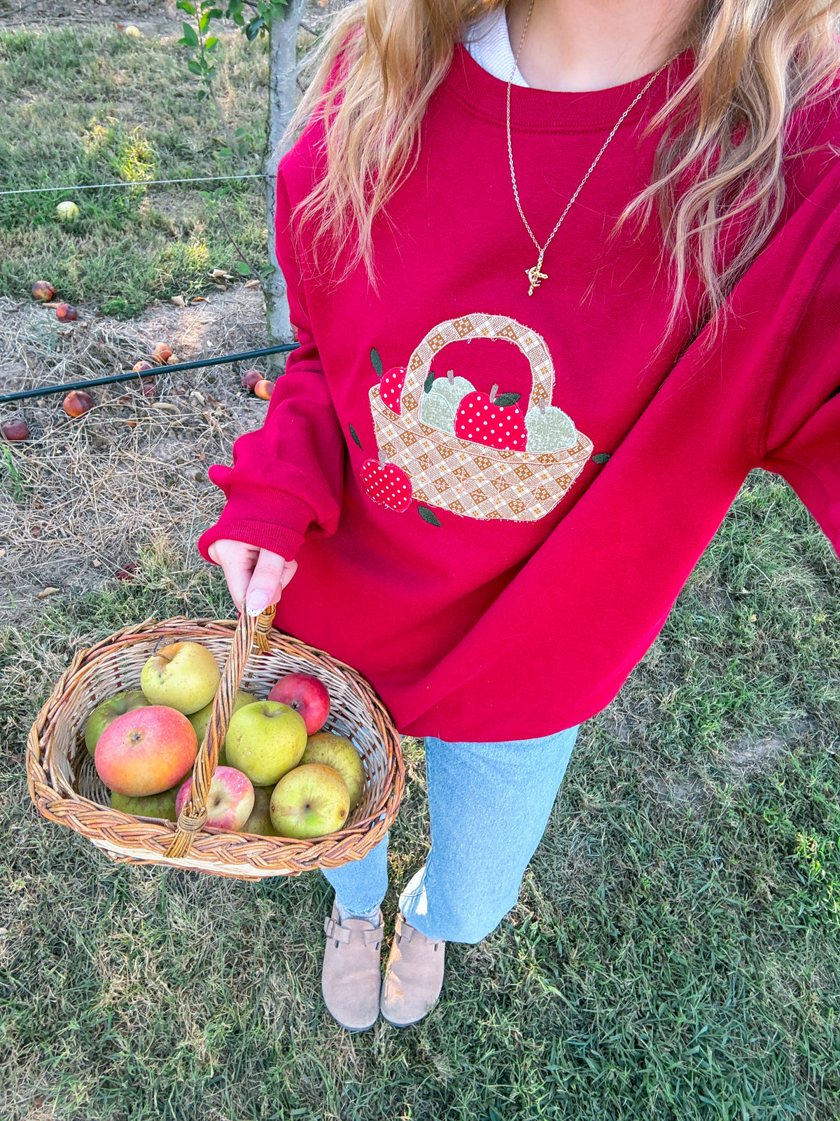 Apple Basket patchwork crew