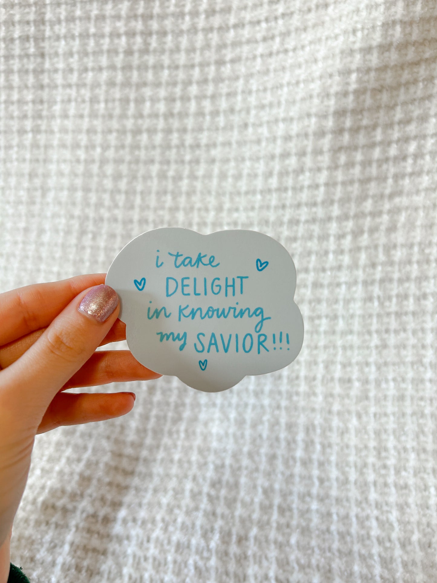 “My Savior” sticker