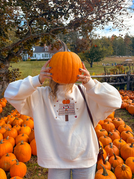 Fall Fruits of the Spirit mockneck