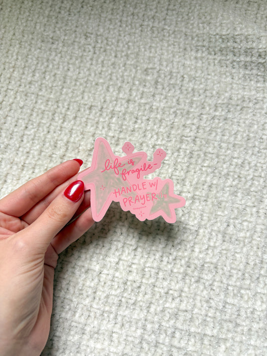 Handle w/ Prayer sticker