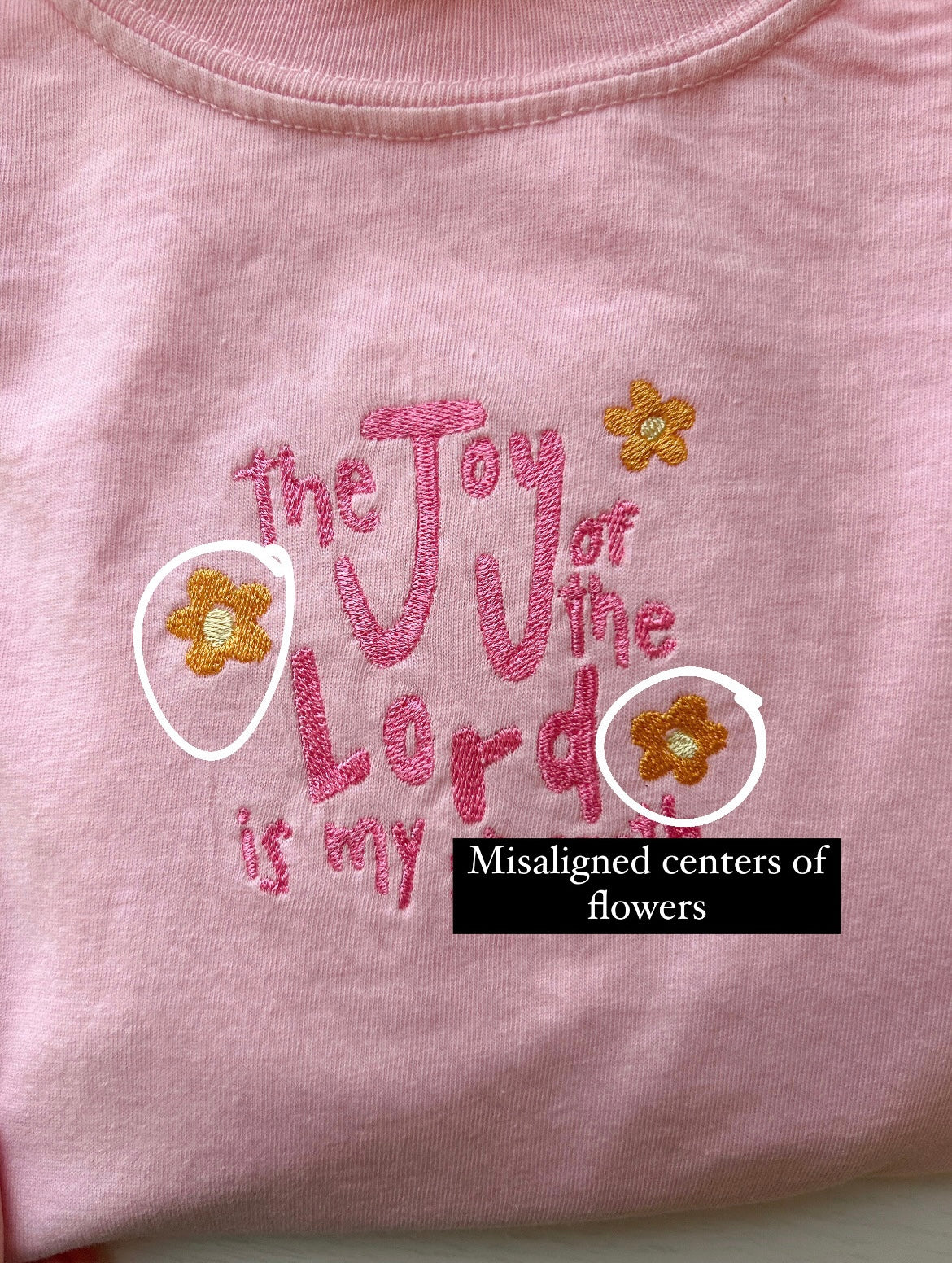 *OOPSIE* Joy of the Lord Tee (XL)