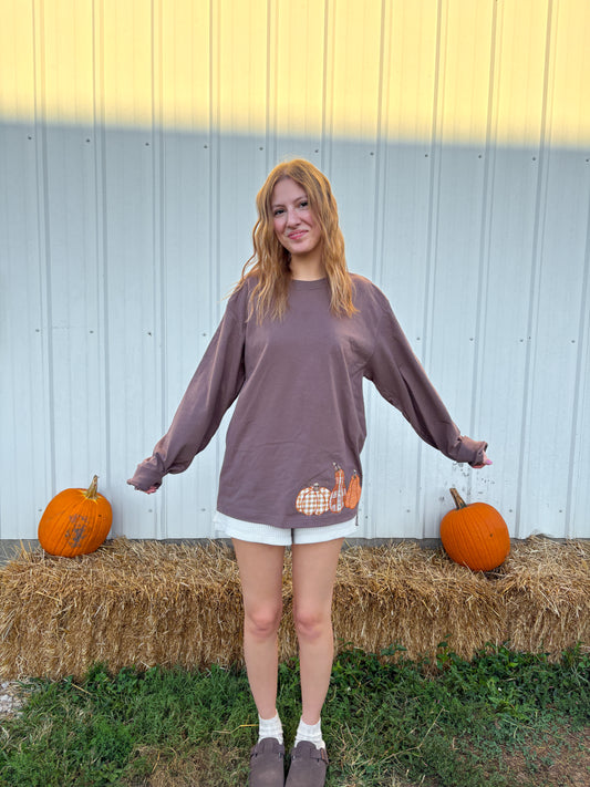Pumpkin Patchwork long sleeve