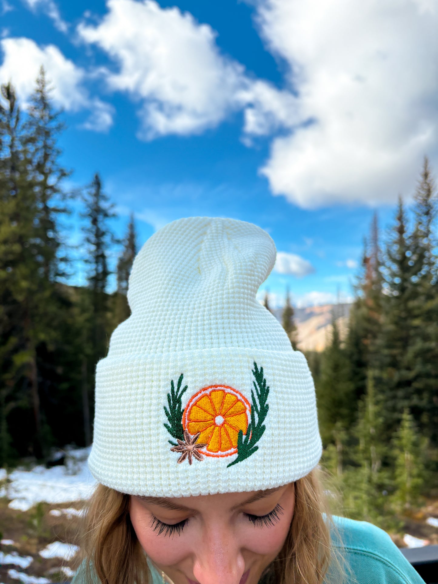 Christmas Orange beanie