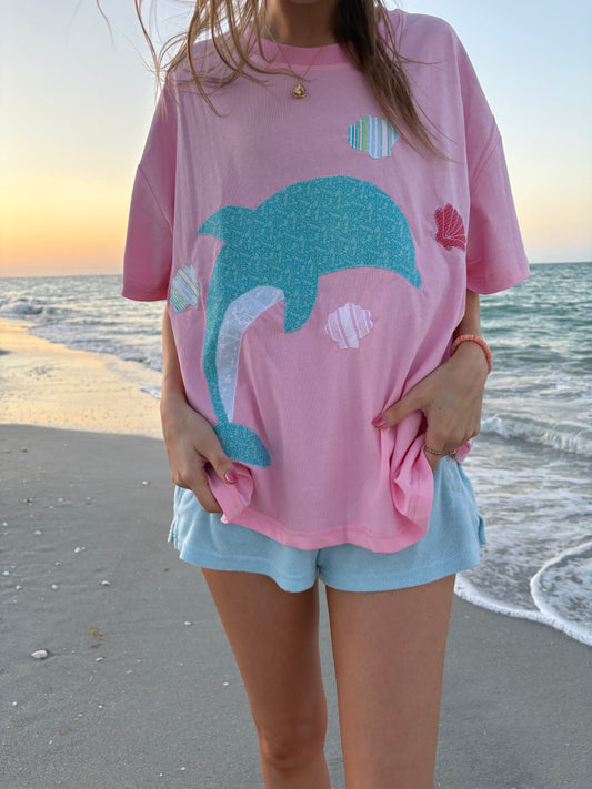 Pink Dolphin tee