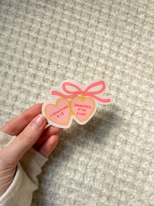 Daughter of the King sticker