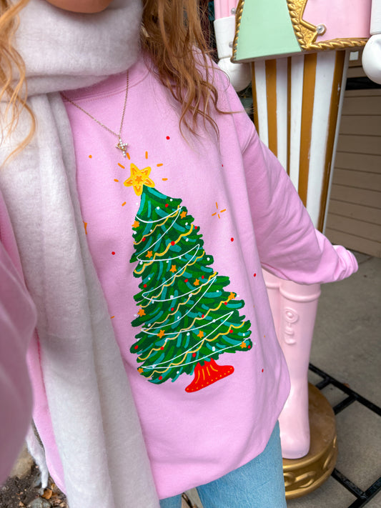 Pink Christmas Tree crew