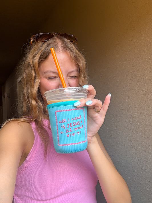 Lil Treat coozie (blue)