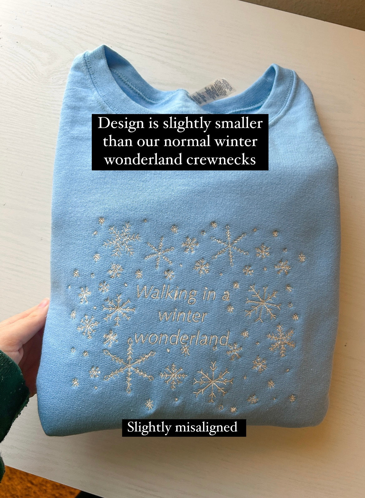 *OOPSIE* Winter Wonderland Crew (XL)