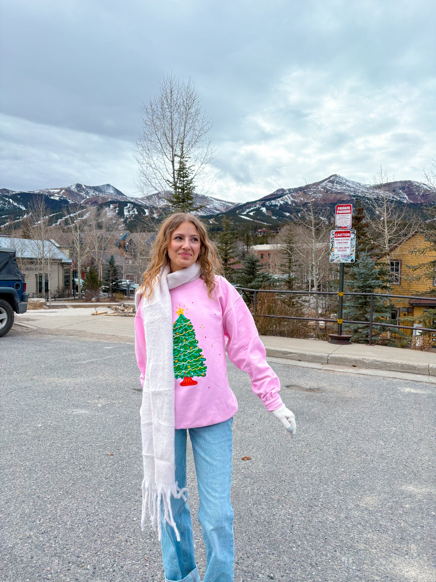 Pink Christmas Tree crew