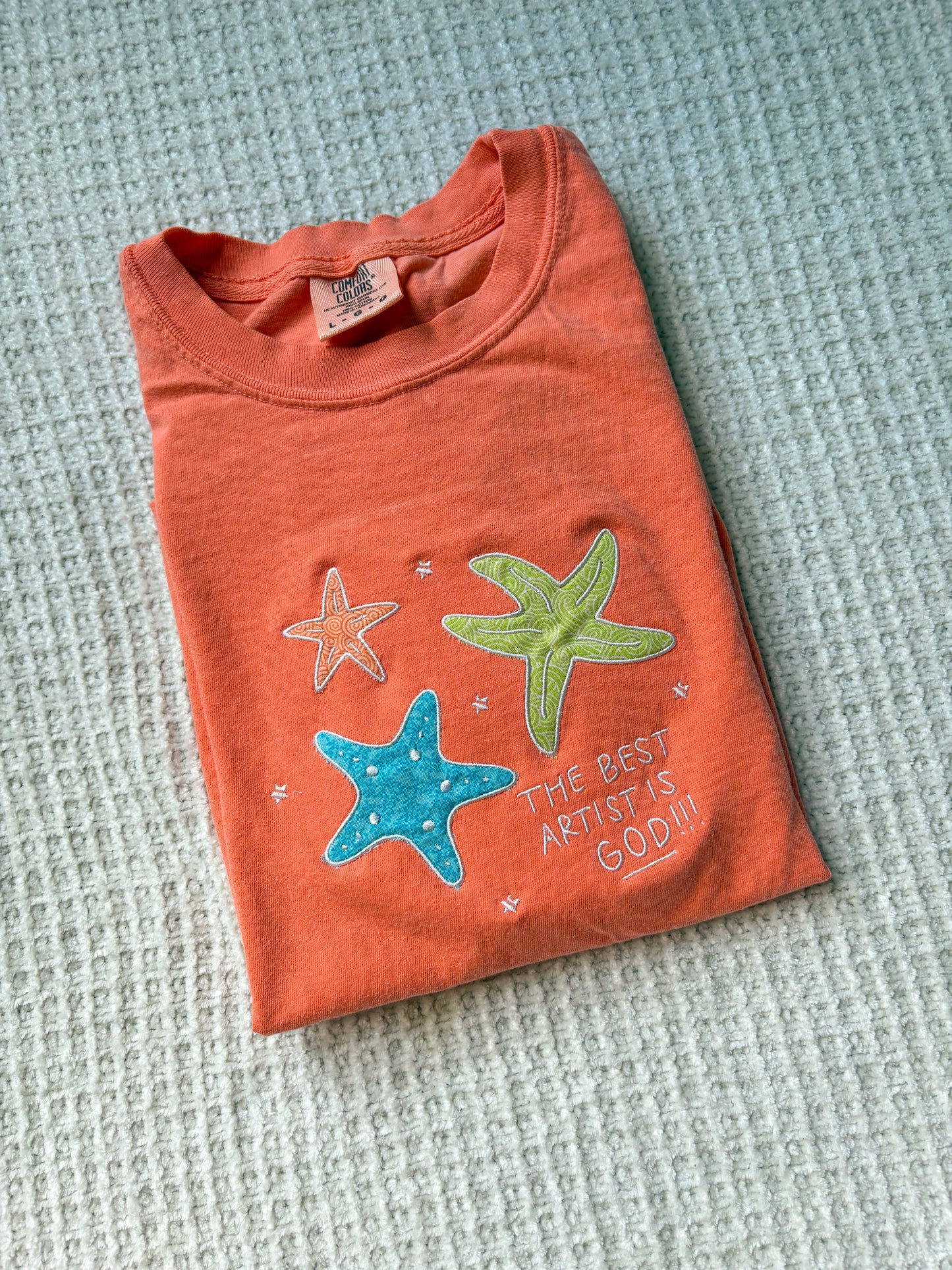 Starfish tee (orange)