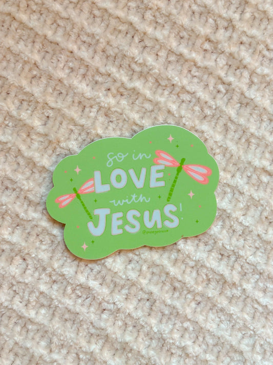 In Love with Jesus sticker