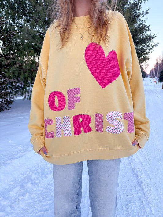 ♡ of Christ mockneck