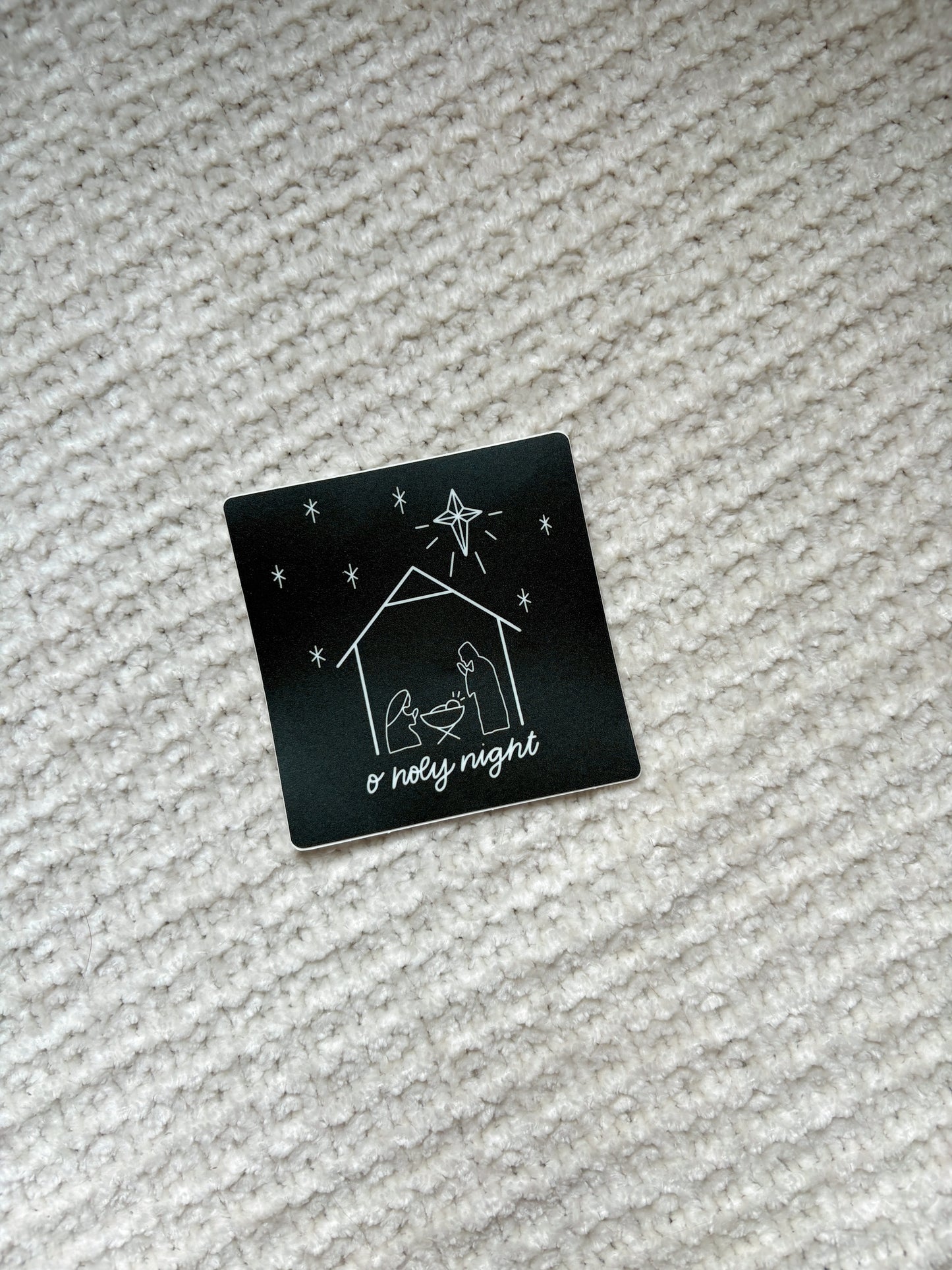 O Holy Night sticker