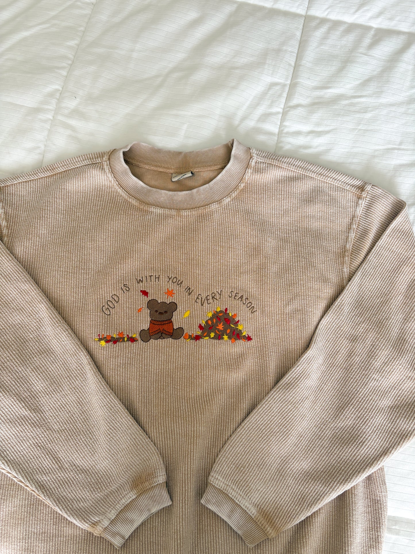 Teddy Bear corded crew