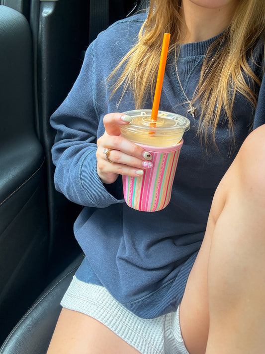 Rainbow Sherbet coozie