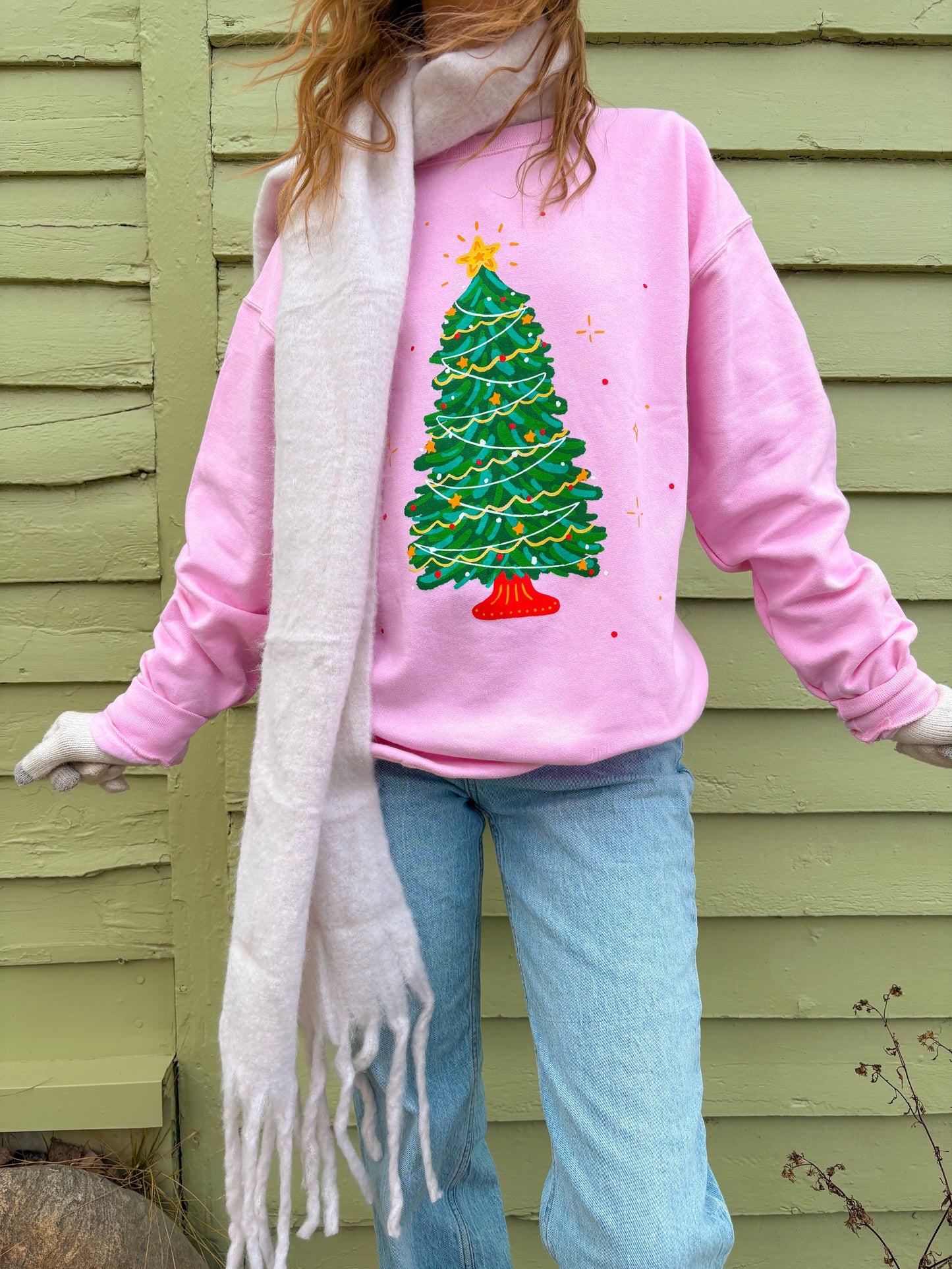 Pink Christmas Tree crew