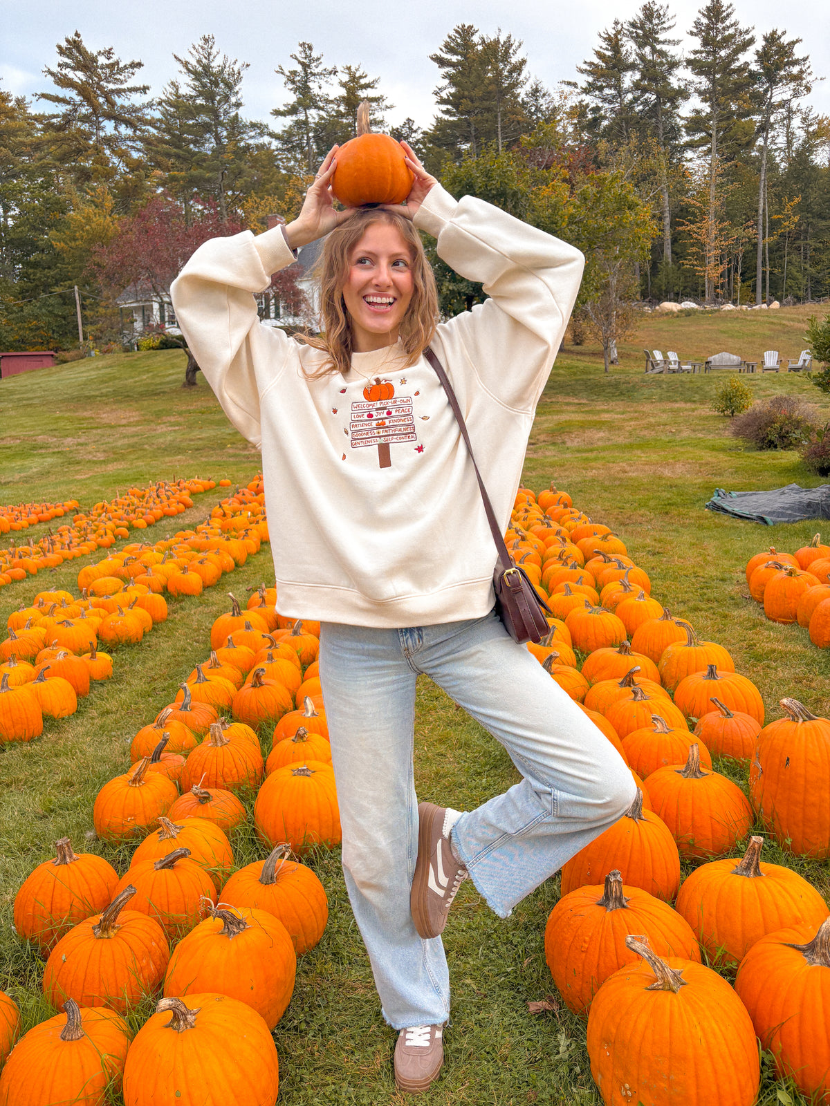 Fall Fruits of the Spirit mockneck