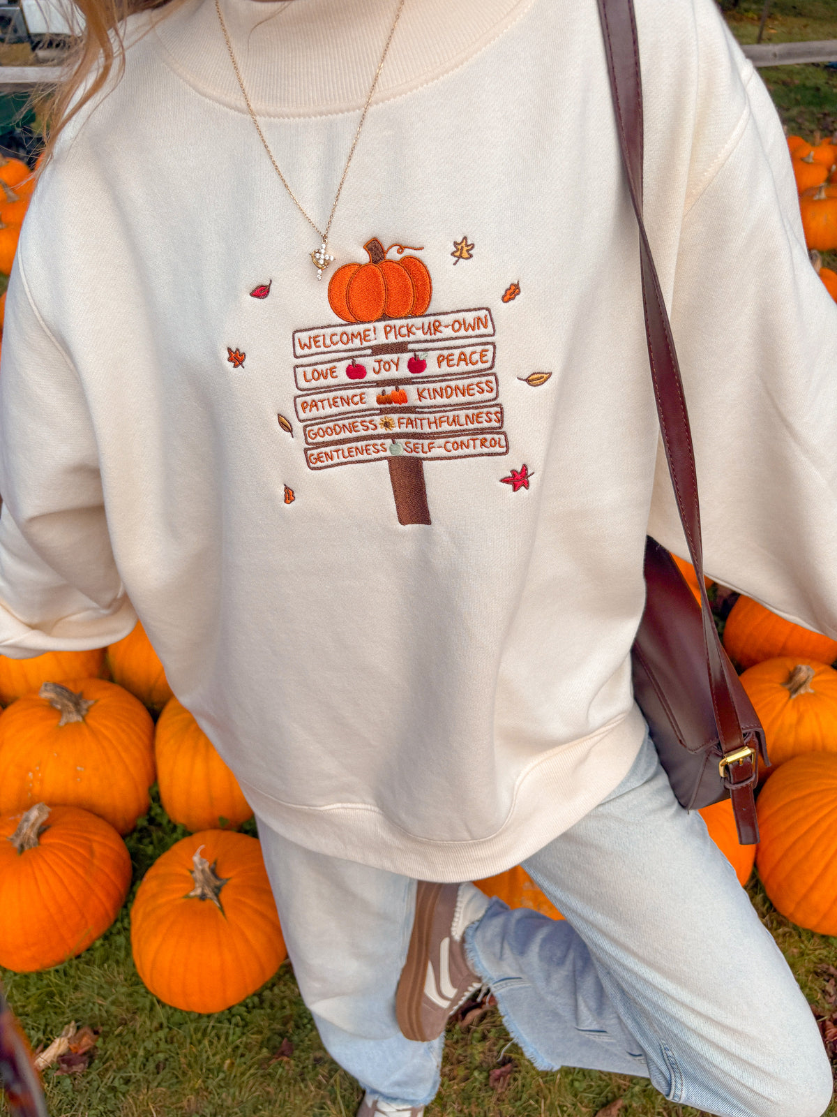 Fall Fruits of the Spirit mockneck