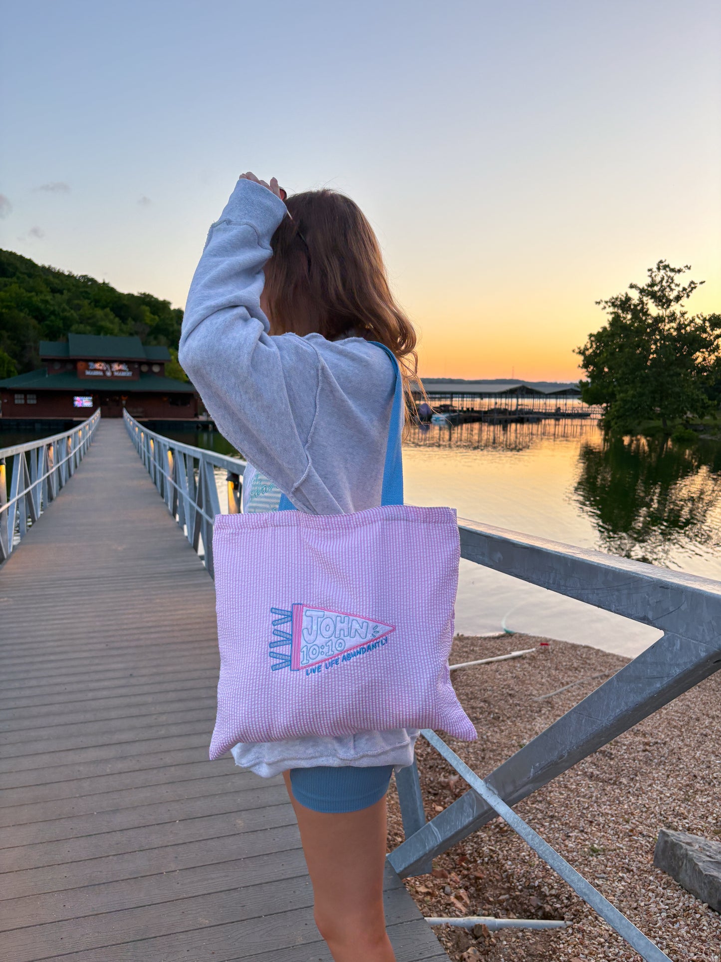 John 10:10 Bible bag