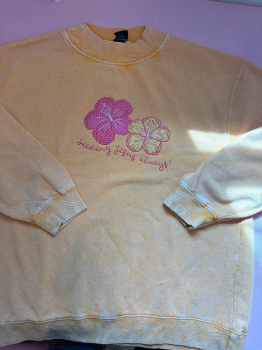 OOPSIE hibiscus mockneck (S)