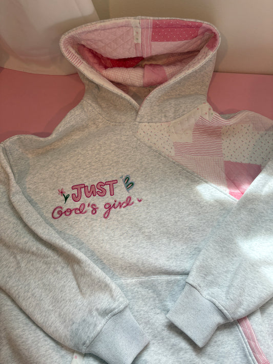 OOPSIE Just God’s Girl hoodie (S)