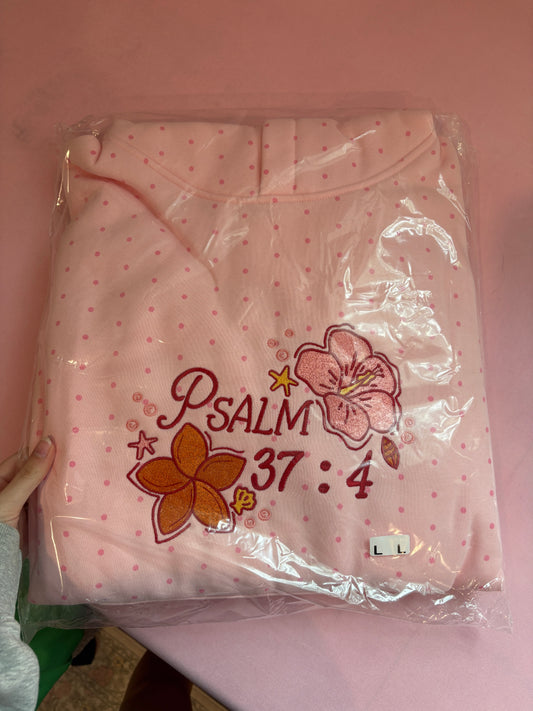OOPSIE Psalm 37:4 hoodie (L)