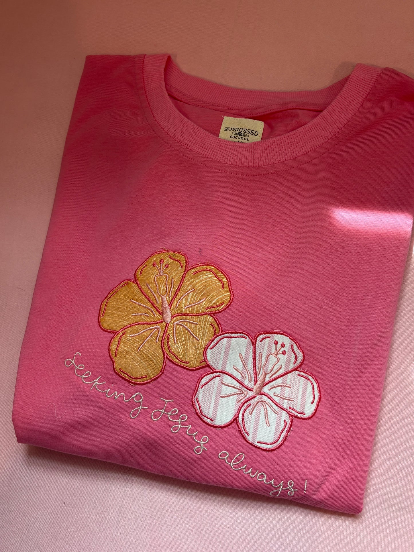 OOPSIE hibiscus tee (L)