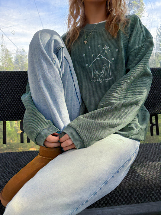 O Holy Night corded crew