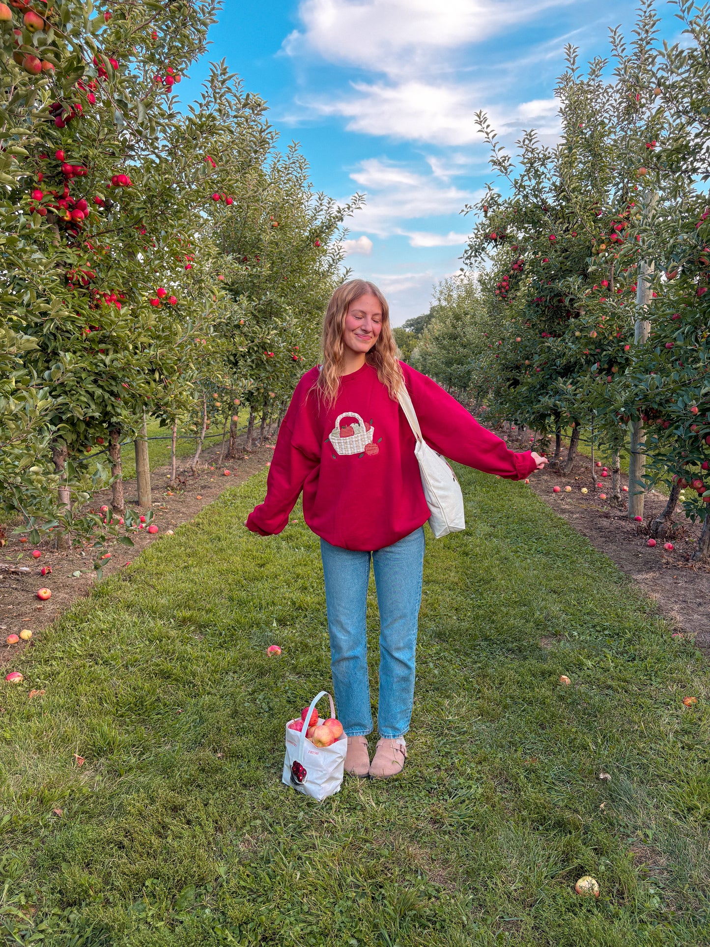 Apple Basket patchwork crew