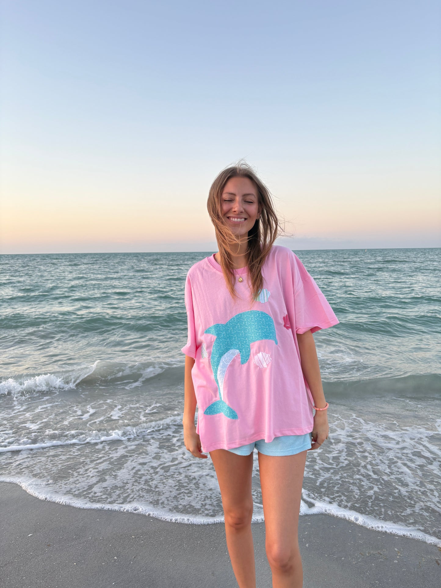 Pink Dolphin tee