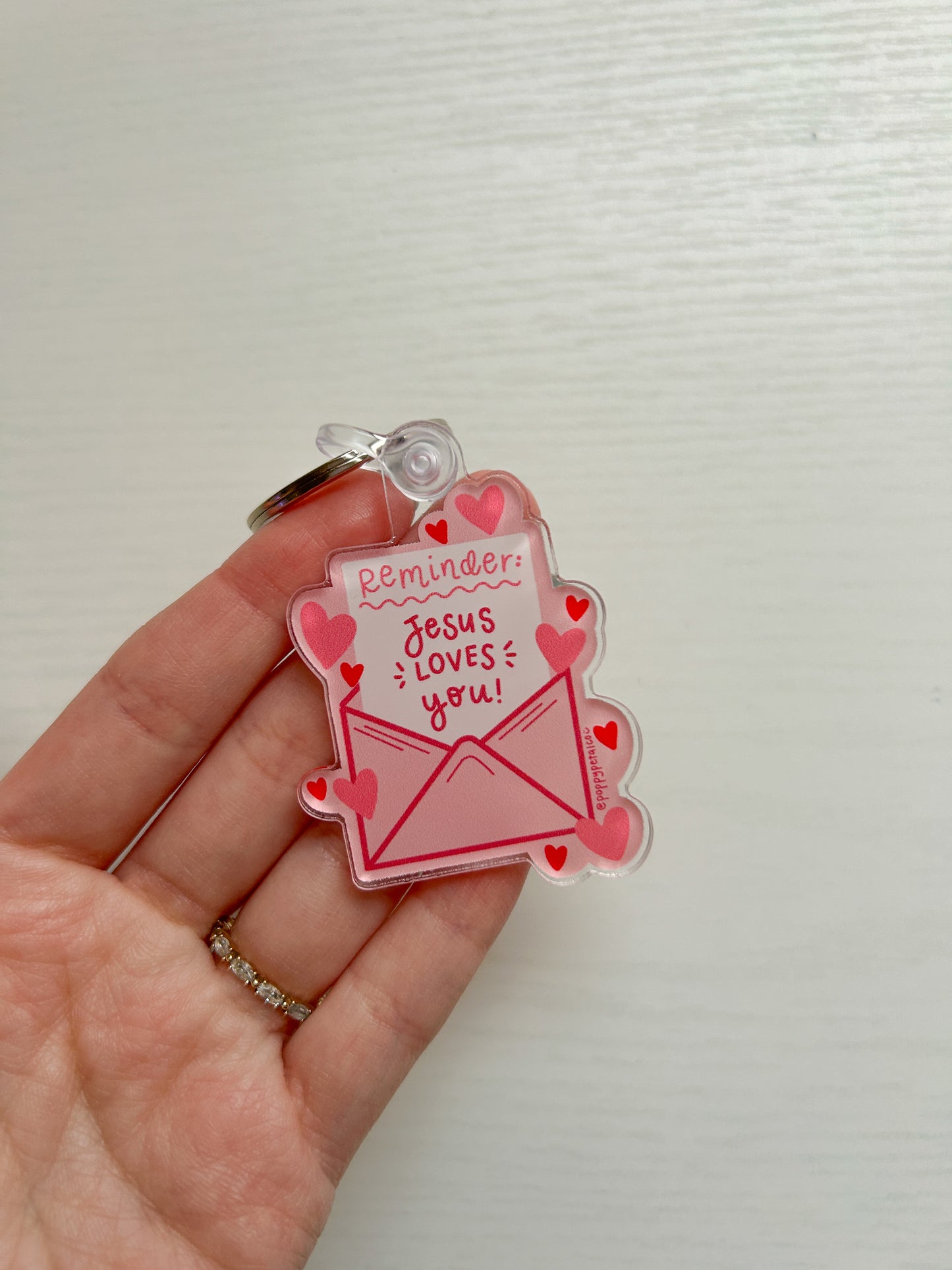 “Jesus Loves You” Keychain