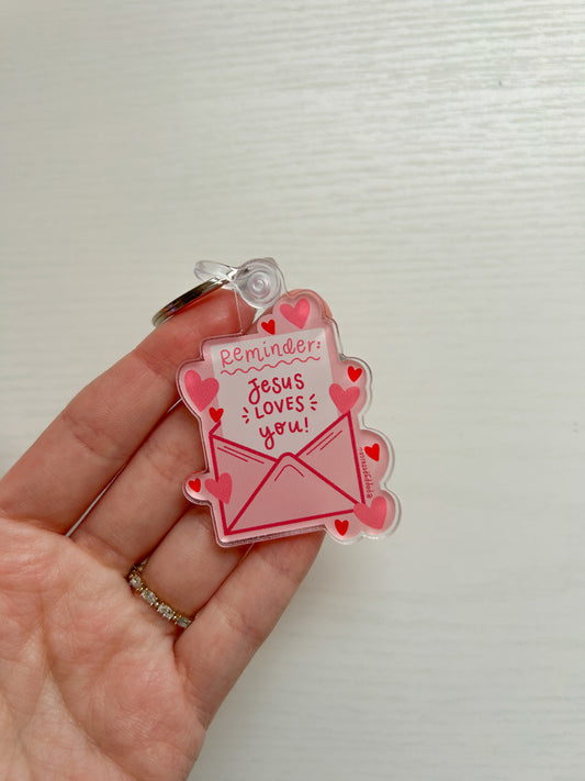 “Jesus Loves You” Keychain