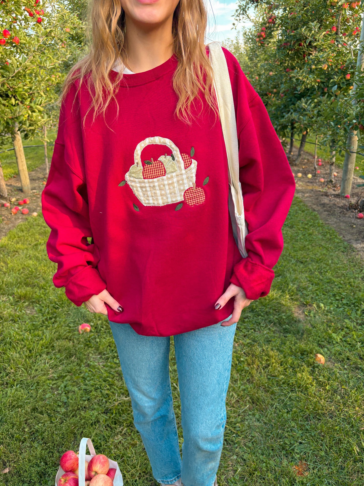 Apple Basket patchwork crew