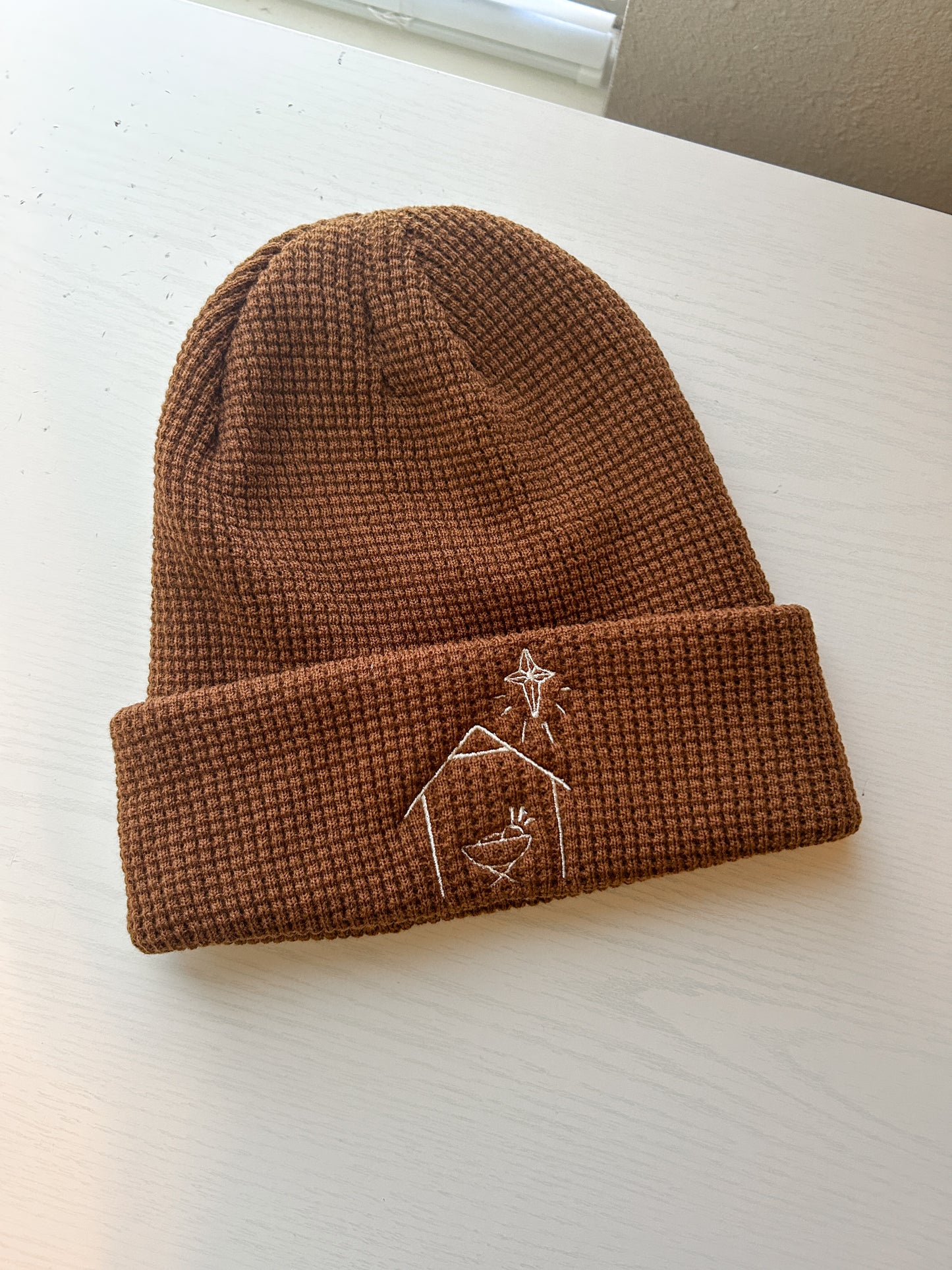 *OOPSIE* Brown Nativity Beanie